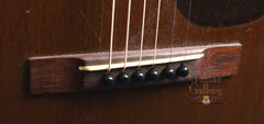 1950 vintage Martin 00-17 guitar bridge