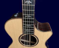 Taylor 912ce-12 fret guitar fretboard inlay