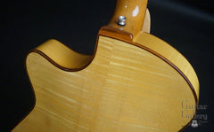 D'Ambrosio archtop guitar  heel