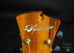 D'Ambrosio archtop guitar  logo