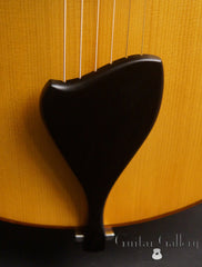 D'Ambrosio archtop guitar ebont tailpiece