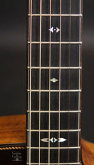 Bourgeois 00c 12 fret Koa guitar #8712 fretboard