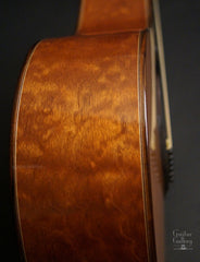 Bashkin Placencia OM guitar side detail