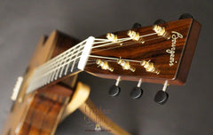 Bourgeois Soloist OMC AT guitar headstock