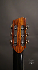 Greenfield C1 classical guitar back of headstock