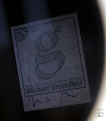 Greenfield C1 classical guitar interior label