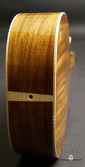 Froggy Bottom 5A sinker mahogany guitar end