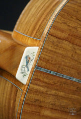 Froggy Bottom M dlx guitar engraved scrimshaw