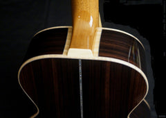 Froggy Bottom M Dlx guitar abalone back strip
