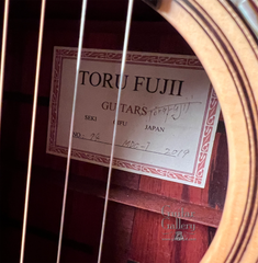 Fujii mod D guitar interior label