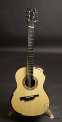 Greenfield G1 guitar with palm away
