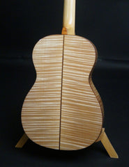 Goodall MP-14 parlor guitar curly maple back