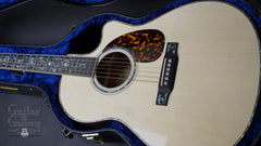 Larrivee LV-10 Koa custom guitar inside case