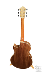 Mannix OM-12 fret guitar full back view