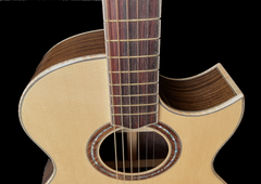 Mannix OM-12 fret guitar rosewood fretboard