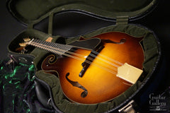 Collings MF-5 varnish mandolin inside case