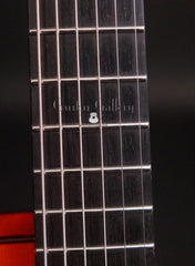 Red Marchione Archtop fretboard