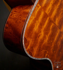 Osthoff OM The TREE Mahogany guitar back purfling