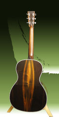 Osthoff 000-12 fret Brazilian Rosewood "45" style guitar full back