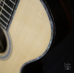 Osthoff 000-12 fret Brazilian Rosewood "45" style guitar abalone top border