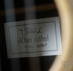 Jochen Röthel classical guitar label