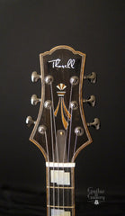 Thorell Red Sky Deluxe Archtop guitar art deco headstock inlay