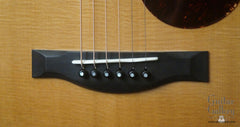 Santa Cruz F guitar ebony bridge