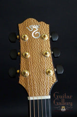 Santa Cruz custom F guitar headstock