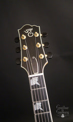Santa Cruz archtop guitar headstock
