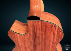 Strahm Eros cutaway Honduran rosewood guitar heel