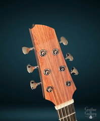 Strahm Eros cutaway Honduran rosewood guitar bound headstock