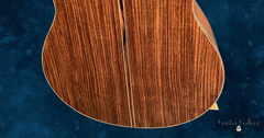 Schwartz Pinnacle guitar low back detail