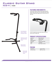 On Stage Guitar Stand specs