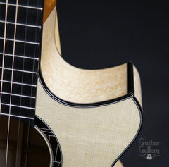 Strahm Birdseye Maple Eros Guitar cutaway