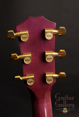 Taylor 614ce purple guitar headstock