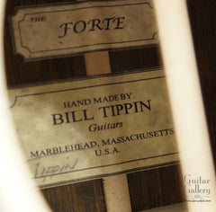 Tippin Forte guitar label