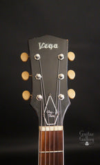 Vintage Vega D46 Duo Tron Guitar headstock