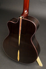 Wingert 12 fret African Blackwood guitar back