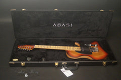 Abasi Space T guitar inside case