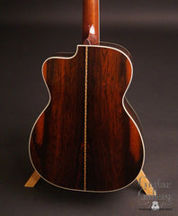 Bourgeois OMC 150 guitar Brazilian rosewood back