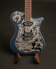 BilT Custom Electric guitar with Jim Woodring art