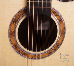 Greenfield G2 guitar spalted rosette