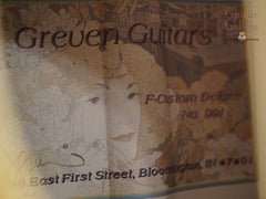 Greven Guitar Model F Custom Deluxe