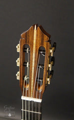Kenny Hill custom classical guitar headstock
