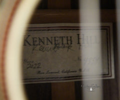 Kenny Hill custom classical guitar interior label