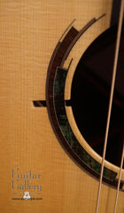 used Kraut custom guitar rosette detail