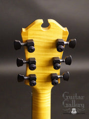 Marchione archtop guitar headstock back