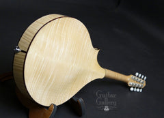 handmade octave mandolin with carved back