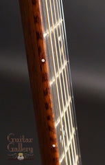 Osthoff Wenge Parlor guitar fretboard binding