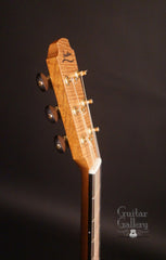 Lowden S35M fiddleback mahogany guitar headstock side